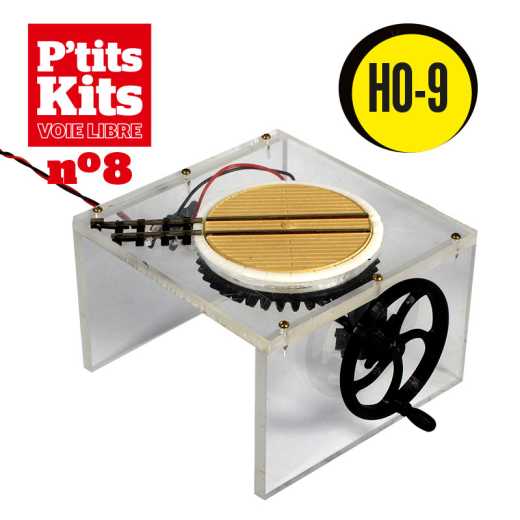 La plaque tournante H0 voie étroite 9 mm - P'tits Kits Voie Libre