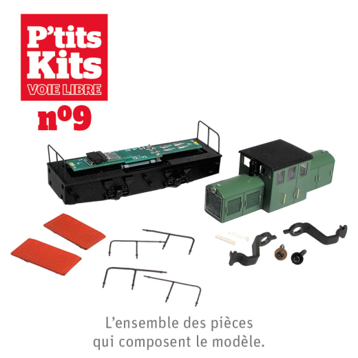Le locotracteur SPMR UNIC-CODRA H0 voie métrique 12 mm - P'tits Kits Voie Libre-2