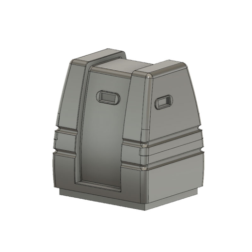 Benne de tri sélectif pour le carton