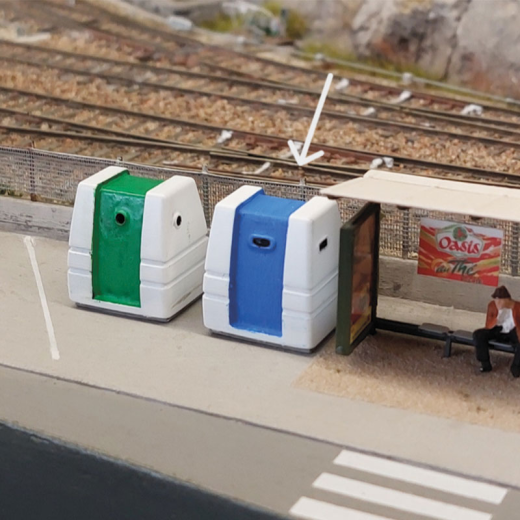 Benne de tri sélectif pour le carton-3