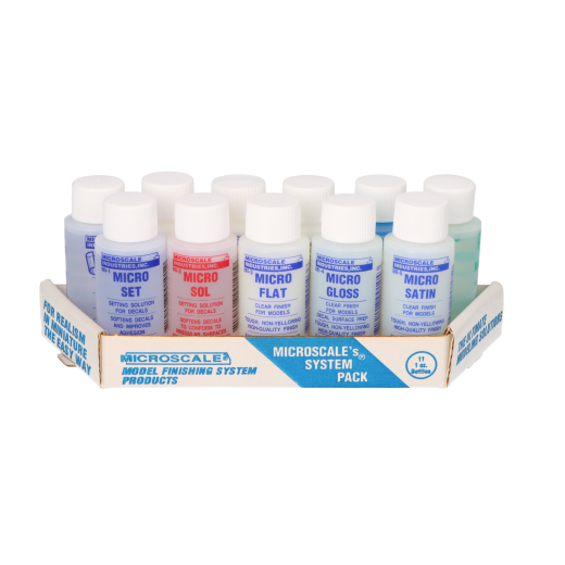 Assortiment des 11 produits MICROSCALE