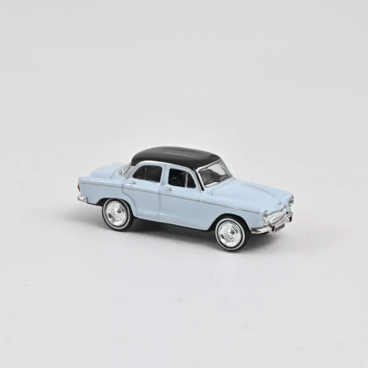 Véhicule Simca Aronde Princesse - 1962 - Gris et toit noir-2