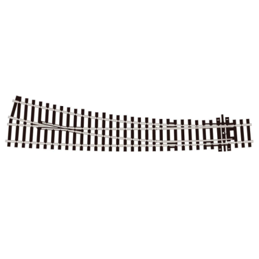 Aiguille enroulée à droite electrofrog rayon 1524 mm / 762 mm éch. 00/H0 - code 75