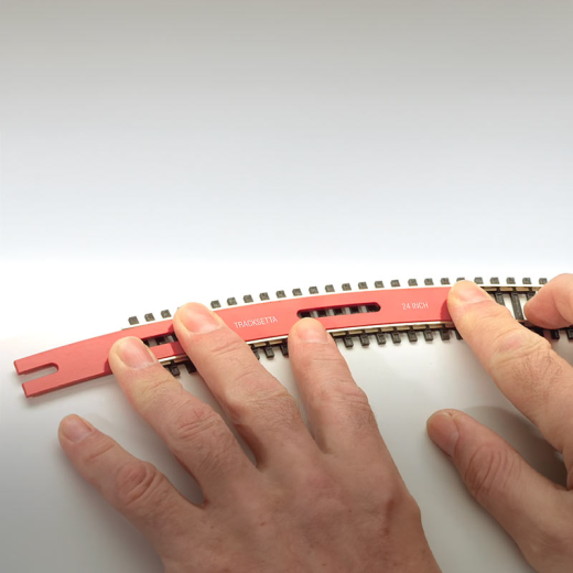Gabarit de pose de voie Tracksetta -  254 mm long droit  - 00/H0 et 0-1