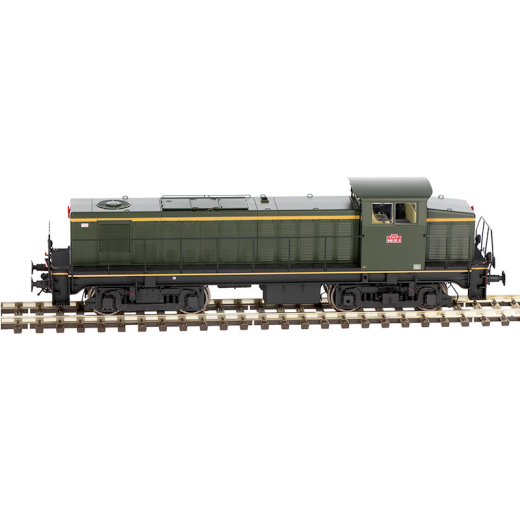 Locomotive diesel 040 DE 09 livrée d'origine, avec graisseur de rail, région Sud-Ouest, ép. III - Analogique