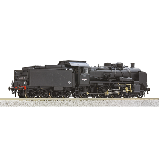 Locomotive à vapeur 230 F 607, ép. III, SNCF, analogique 2 rails (DC)-1