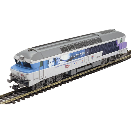 Locomotive diesel CC 72130, livrée "En Voyage" Ep V-VI - SNCF, version DCC-2