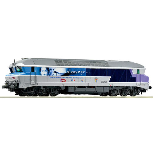 Locomotive diesel CC 72130, "En Voyage", SNCF, ép. V-VI,  Analogique 3 rails (AC)