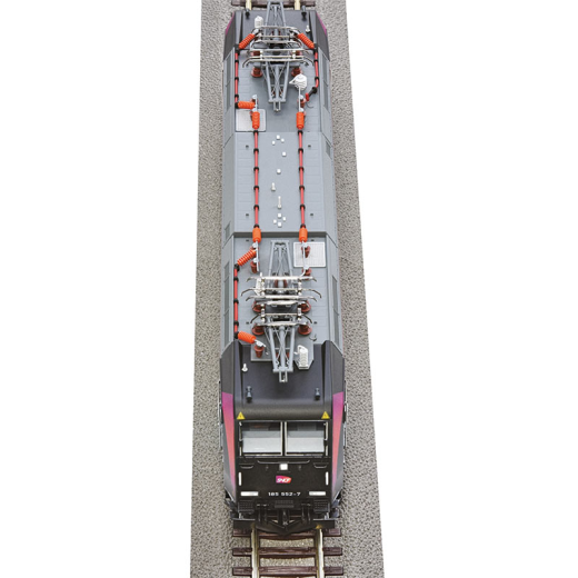 Locomotive électrique 185 552-7, MRCE, ép. VI, SNCF, analogique 2 rails (DC)-5