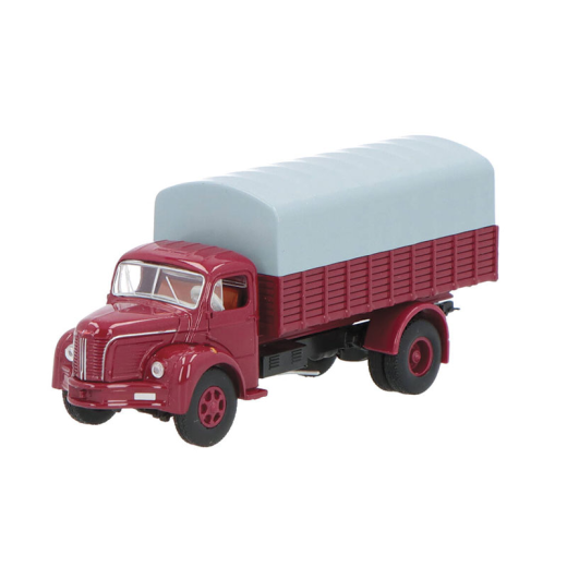 Camion Berliet GLR 8 bâché, rouge grenat