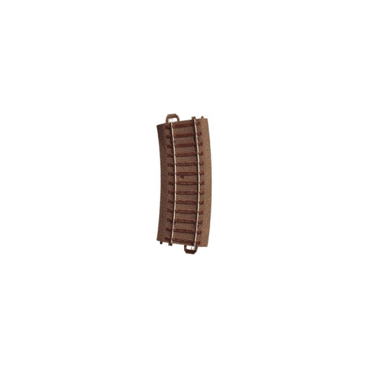 Rail courbe R1, rayon 360 mm, 15° - Code 83 Trix C