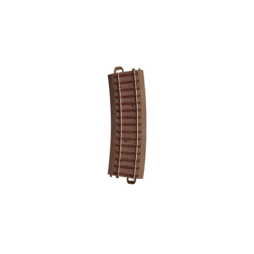 Rail courbe R2, rayon 437,5 mm, 15° - Code 83 Trix C