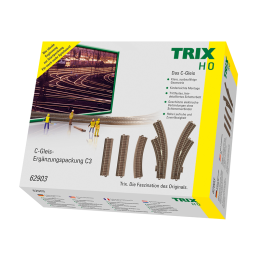 Coffret de voies complémentaires C3 - Code 83 Trix C-1