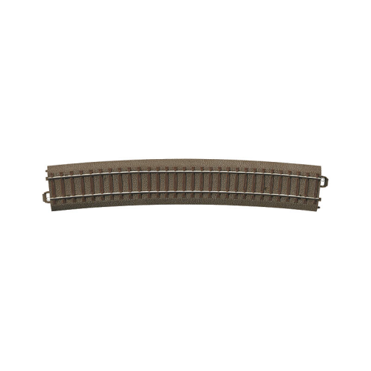 Rail courbe R9, rayon 1114,6mm,  12.1° - Code 83 Trix C