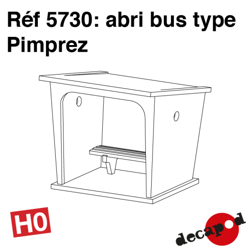 Abri bus type pimprez (H0)-5