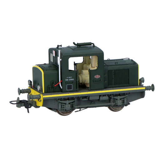 Locotracteur Moyse 32 TDE SNCF vert 304, phare Marchal analogique-1