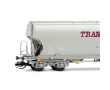 Coffret de 2 wagons-silos à 4 essieux « Transcéréales / CTC », ép. IV-V, SNCF-1