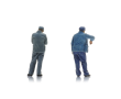 2 Agents des vapeurs Fugain en pause - SNCF-1