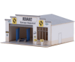 Petit garage français avec plusieurs enseignes possibles incluses.-3