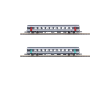 Coffret de 2 voitures voyageurs 1 ère Cl. + 2nd Cl. CORAIL Vtu - Nouvelle déco (éch. Z)-3