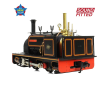 Locomotive à vapeur Quarry Hunslet 0-4-0ST 'Margaret' Penrhyn Quarry Lined Black-3