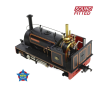 Locomotive à vapeur Quarry Hunslet 0-4-0ST 'Margaret' Penrhyn Quarry Lined Black-7
