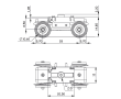 Bogie moteur H0, entraxe 28 mm-2
