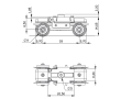 Bogie moteur H0m, entraxe 28 mm-2