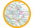 Carte papier "Europe voyage en train"-1
