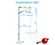 Support simple 25kV-1