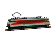 Locomotive bi-courant CC 21001, livrée TEE/Arzens avec logo "nouille", ép. IV, SNCF, avec décodeur sonore DCC-1