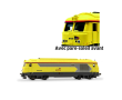 Locomotive diesel BB 667548, livrée jaune Infra, ép. VI, SNCF, analogique-1