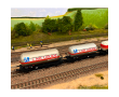 Coffret de 2 wagons gaziers à 2 essieux avec toit pare soleil, « Air Liquide », ép. IV, SNCF-1