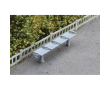 Banc de quai de gare moderne 4 places-1