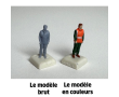 Homme avec gilet de sécu - Personnage à peindre-1