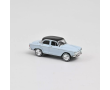 Véhicule Simca Aronde Princesse - 1962 - Gris et toit noir-2