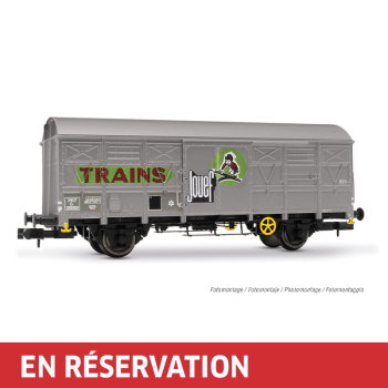 Wagon couvert à 2 essieux « JOUEF Trains », type G4, avec parois Permaplex, ép. IV, SNCF
