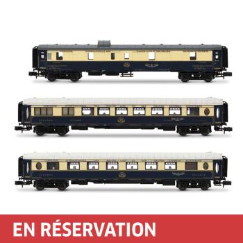 Coffret de 3 voitures « Etoile du Nord », set 2/2 (DD3, VPC Flèche d'Or + VP Étoile du Nord), ép. II CIWL