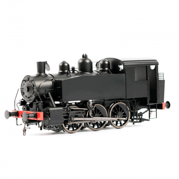 Locomotive à vapeur 030 TU noire,  ép. III, SNCF, éch 0
