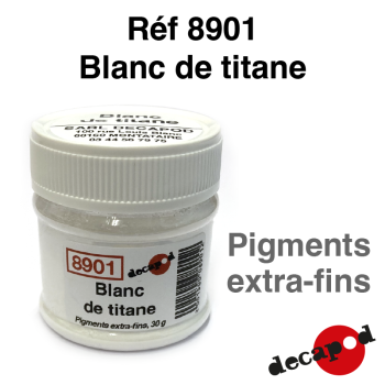 Terre à décor blanc de titane