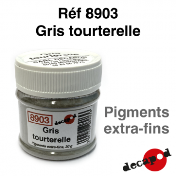 Terre à décor gris tourterelle