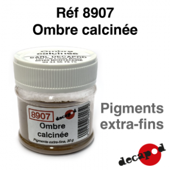 Terre à décor ombre calcinée