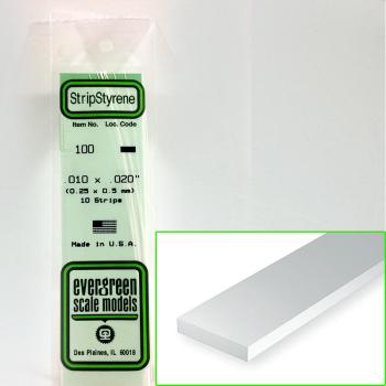 Bandes de polystyrène 0,25 x 0,50 x 350 mm - EVG 100