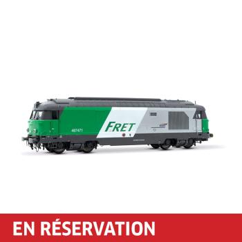 Locomotive diesel BB 467471 sans enjoliveur en livrée Fret, ép. VI, SNCF, avec décodeur sonore