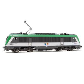 Locomotive électrique tritension « Astride » BB 36031, blasons « Bons-en-Chablais / Castione », livrée fret , SNCF, ép. V - Version DCC
