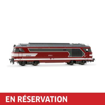 Locomotive diesel BB 67613 CMR, livrée Capitole, ép. VI, SNCF, ép. VI, SNCF, avec décodeur sonore