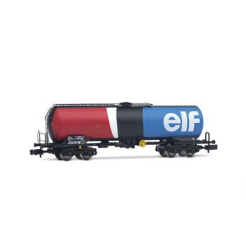 Wagon-citerne à bogies, livrée « Elf », ép. IV, SNCF