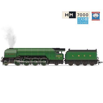 RailRoad LNER, Classe P2, 2-8-2, 2002 'Earl Marischal' avec générateur de vapeur et déflecteurs de fumée supplémentaires - ép III