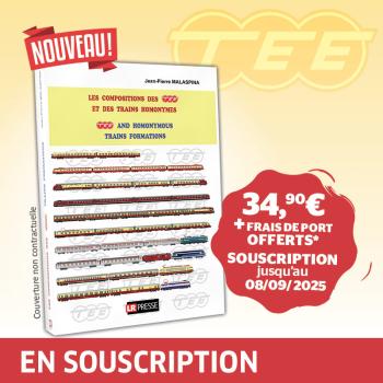 Les compositions des TEE et des trains homonymes - TEE and homonymous trains formations