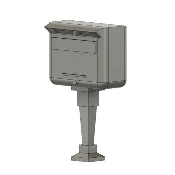 Boîte aux lettres sur pied